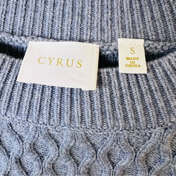 New Cyrus Vest Cable Knit Sleeveless Sweater - Picture 3 of 6